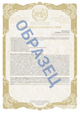 Образец Приложение к СТО 01.064.00220722.2-2020 Внуково Сертификат СТО 01.064.00220722.2-2020 